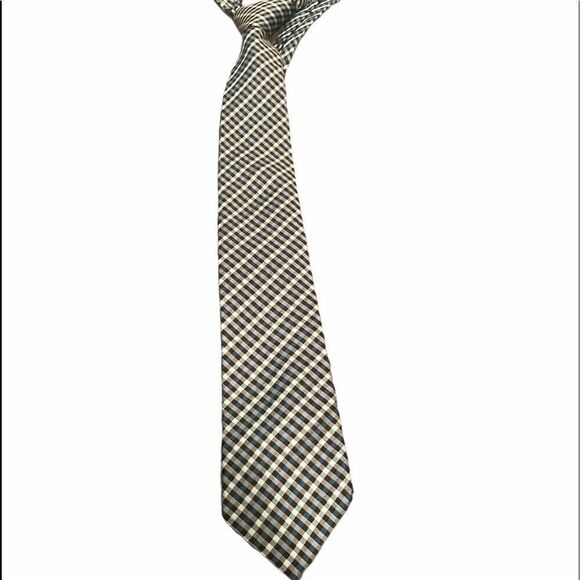 Pierre Cardin Slim Plaid Tie - Picture 1 of 3
